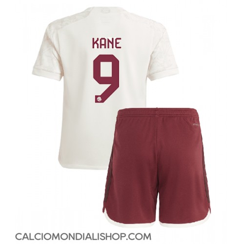 Maglie da calcio Bayern Munich Harry Kane #9 Terza Maglia Bambino 2023-24 Manica Corta (+ Pantaloni corti)
